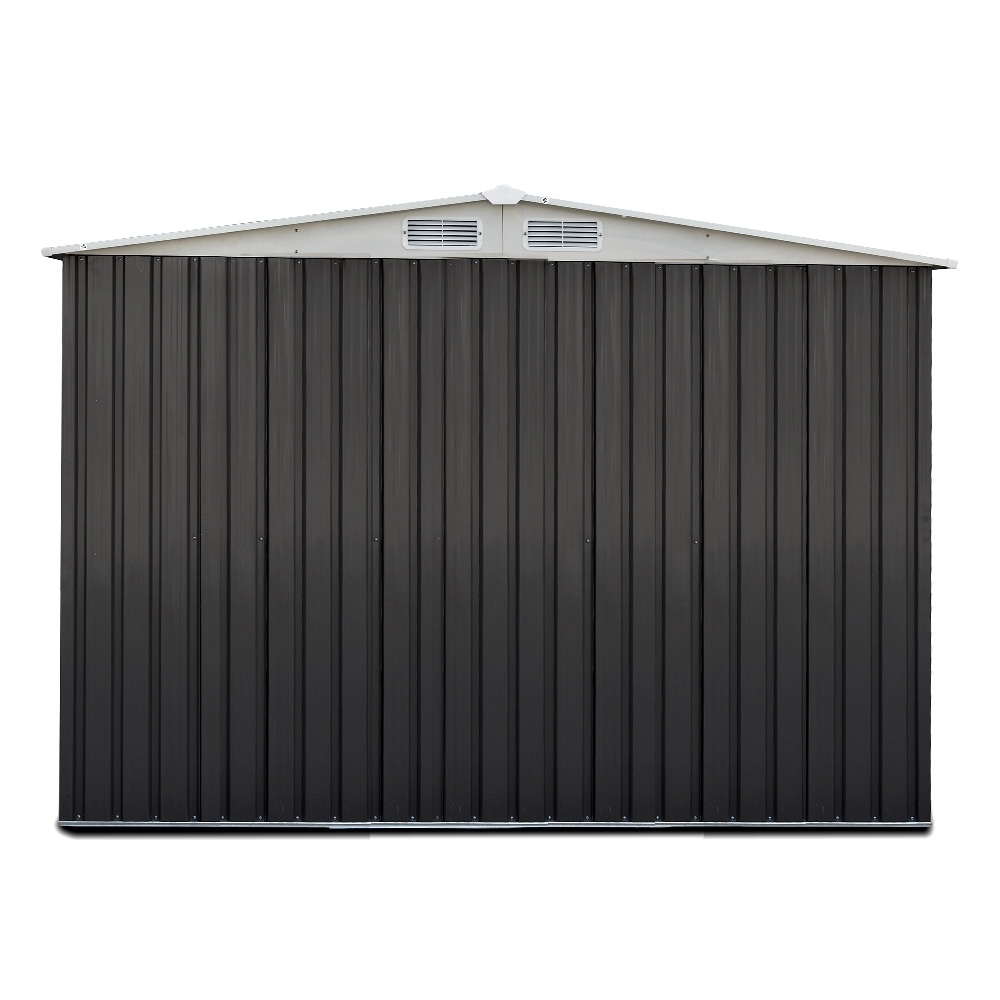 Giantz Garden Shed 2.58x2.07m with Metal Base, Double Door view 4