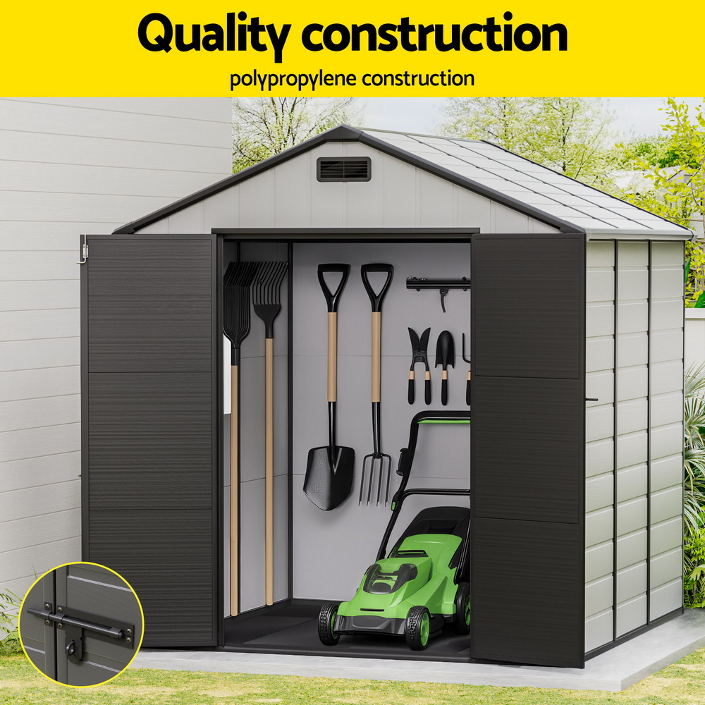 Giantz Garden Shed 2.15x2.14m Outdoor Tool Workshop view 4
