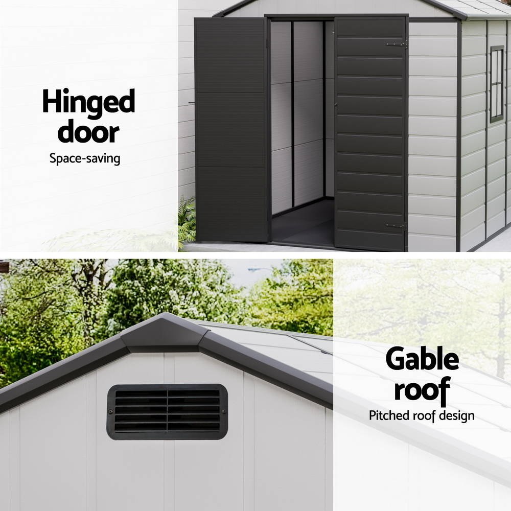 Giantz Garden Shed 2.15x2.14m Outdoor Tool Workshop view 5