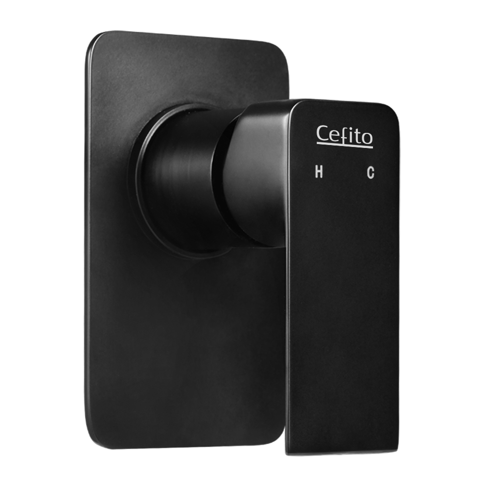 Cefito Brass Shower Mixer Tap, Chrome or Black