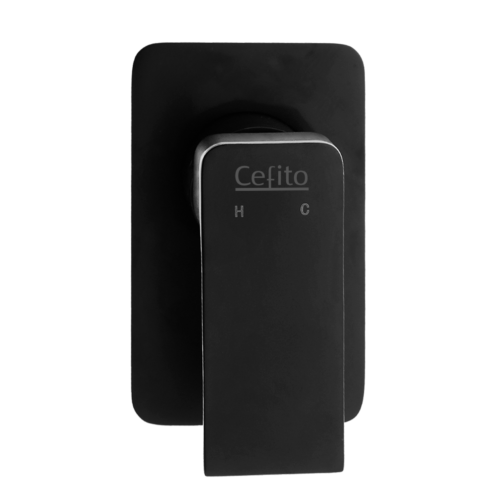 Cefito Brass Shower Mixer Tap, Chrome or Black view 3