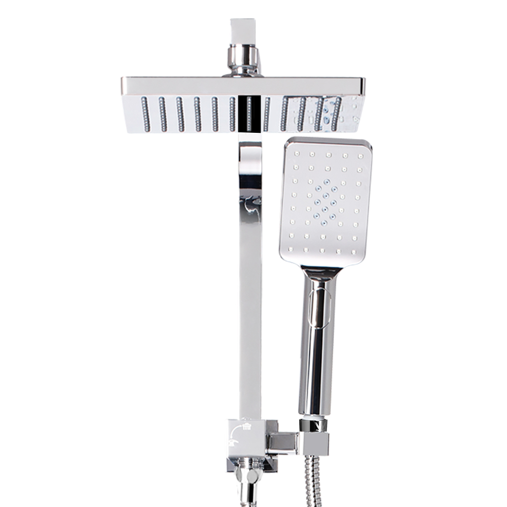 Cefito 8'' Rain Shower Head Set Handheld, Chrome or Black view 3