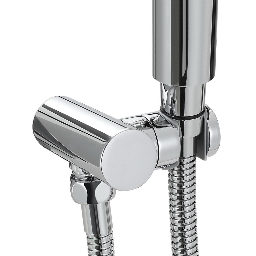 Cefito Handheld Shower Head Holder, Silver, 4.7in view 5