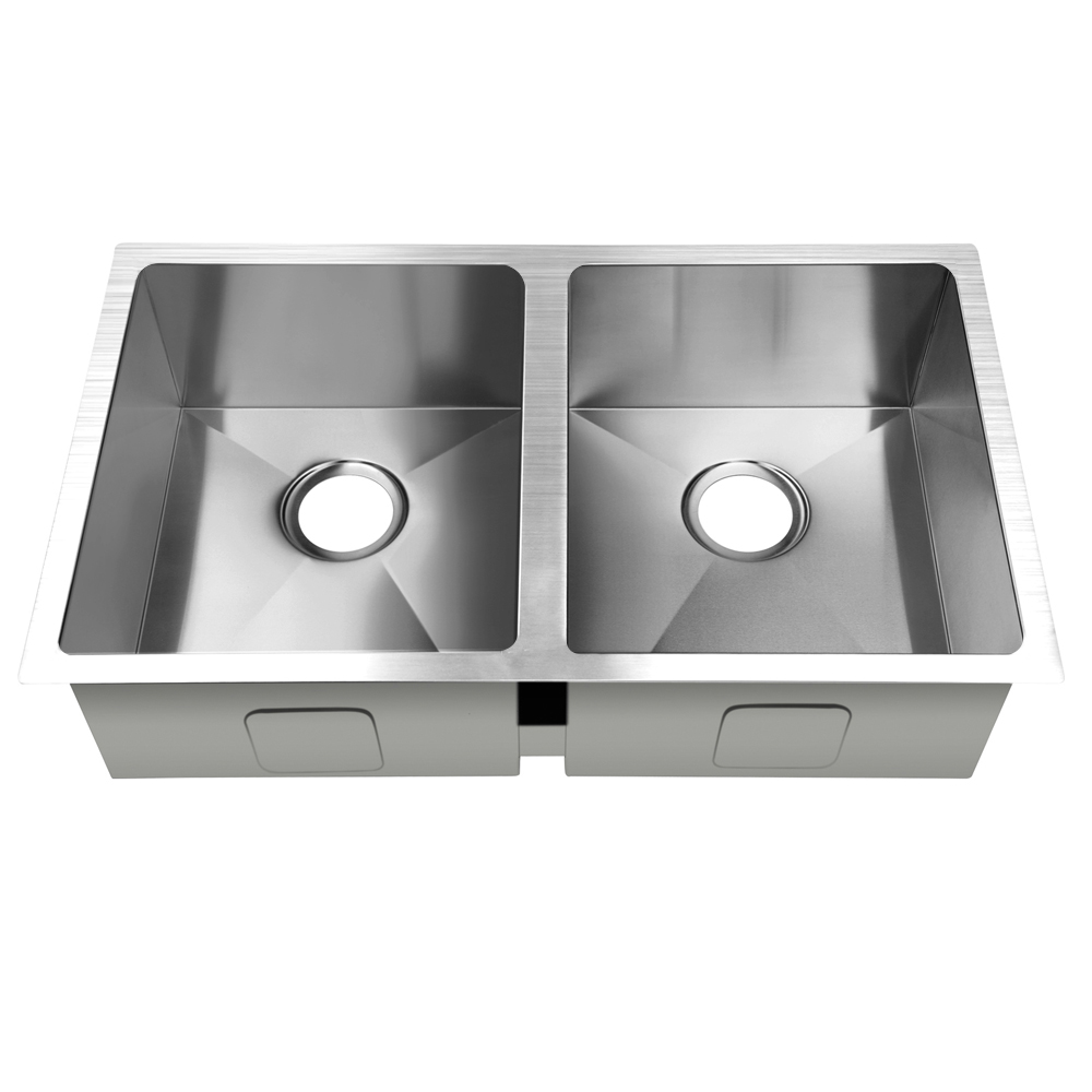 Cefito Handmade Stainless Steel Kitchen Sink, 45x30 to 111x45cm view 3