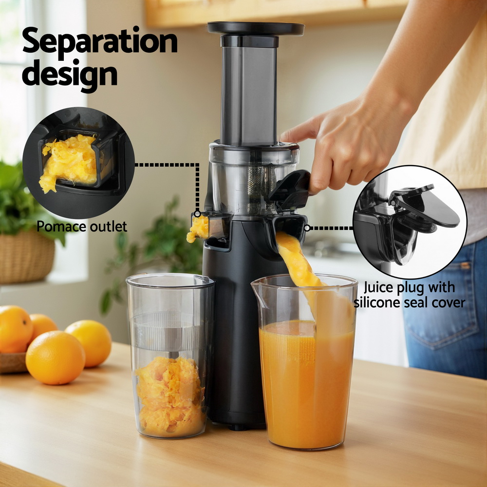 Devanti 130W Cold Press Slow Juicer view 4