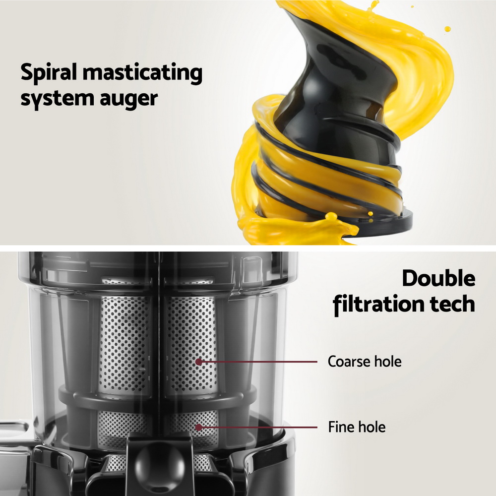 Devanti 130W Cold Press Slow Juicer view 5