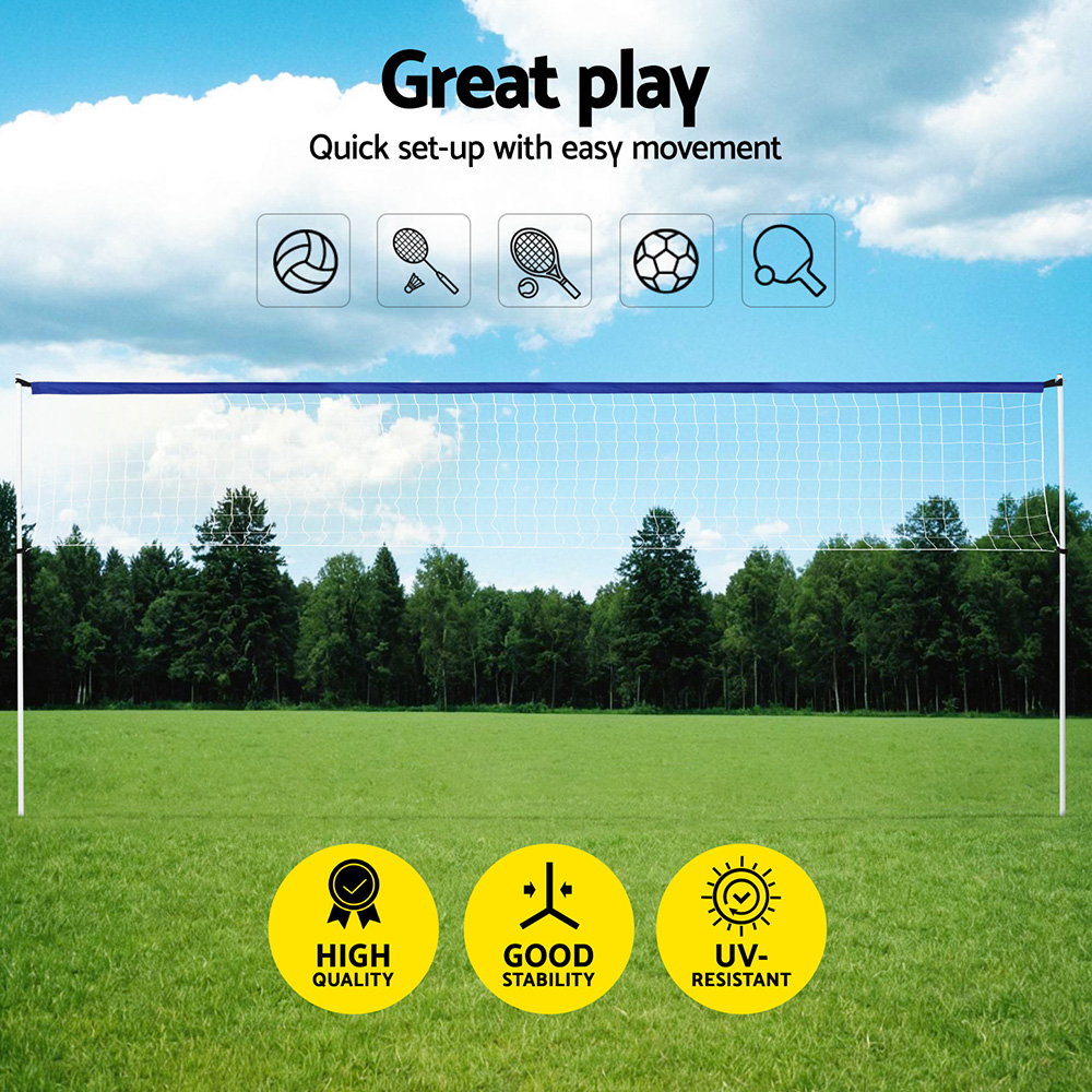 Everfit 6M Portable Volleyball Net Set for Multi-Sport Play view 4