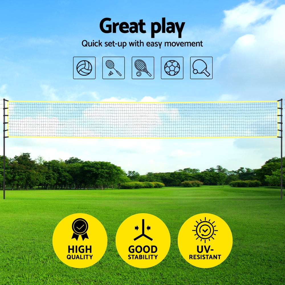 Everfit 9M Volleyball Net Set with Boundary Lines view 4
