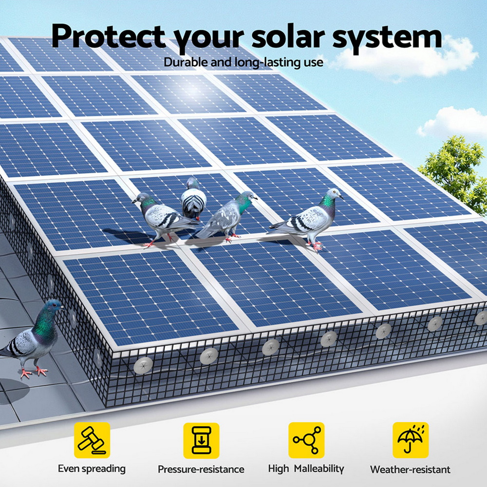 Gardeon 30M Solar Panel Bird Guard Mesh view 4