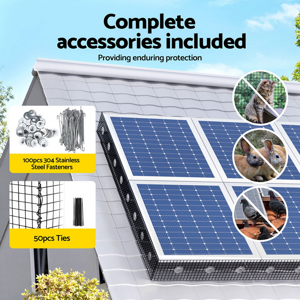 Gardeon 30M Solar Panel Bird Guard Mesh view 5
