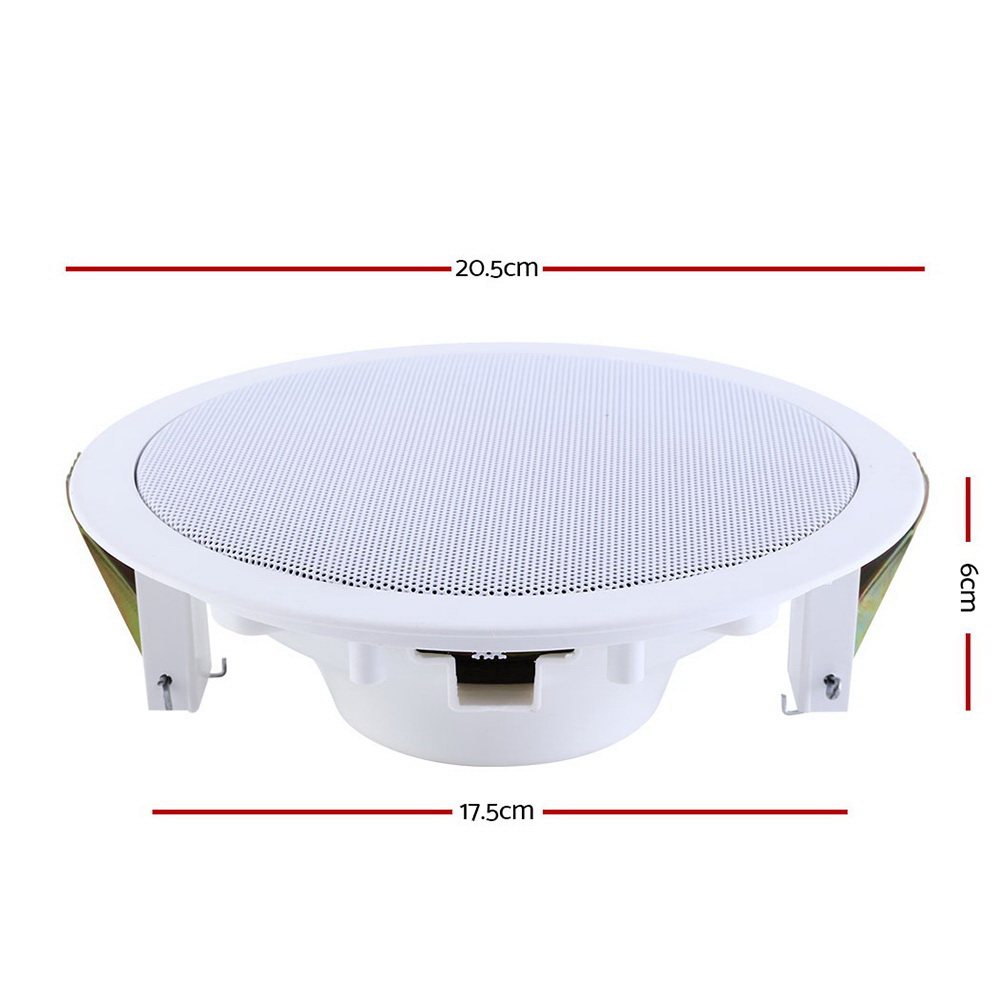 Giantz 6 Inch In Ceiling Speakers 80W, 2 to 8 Pack view 2