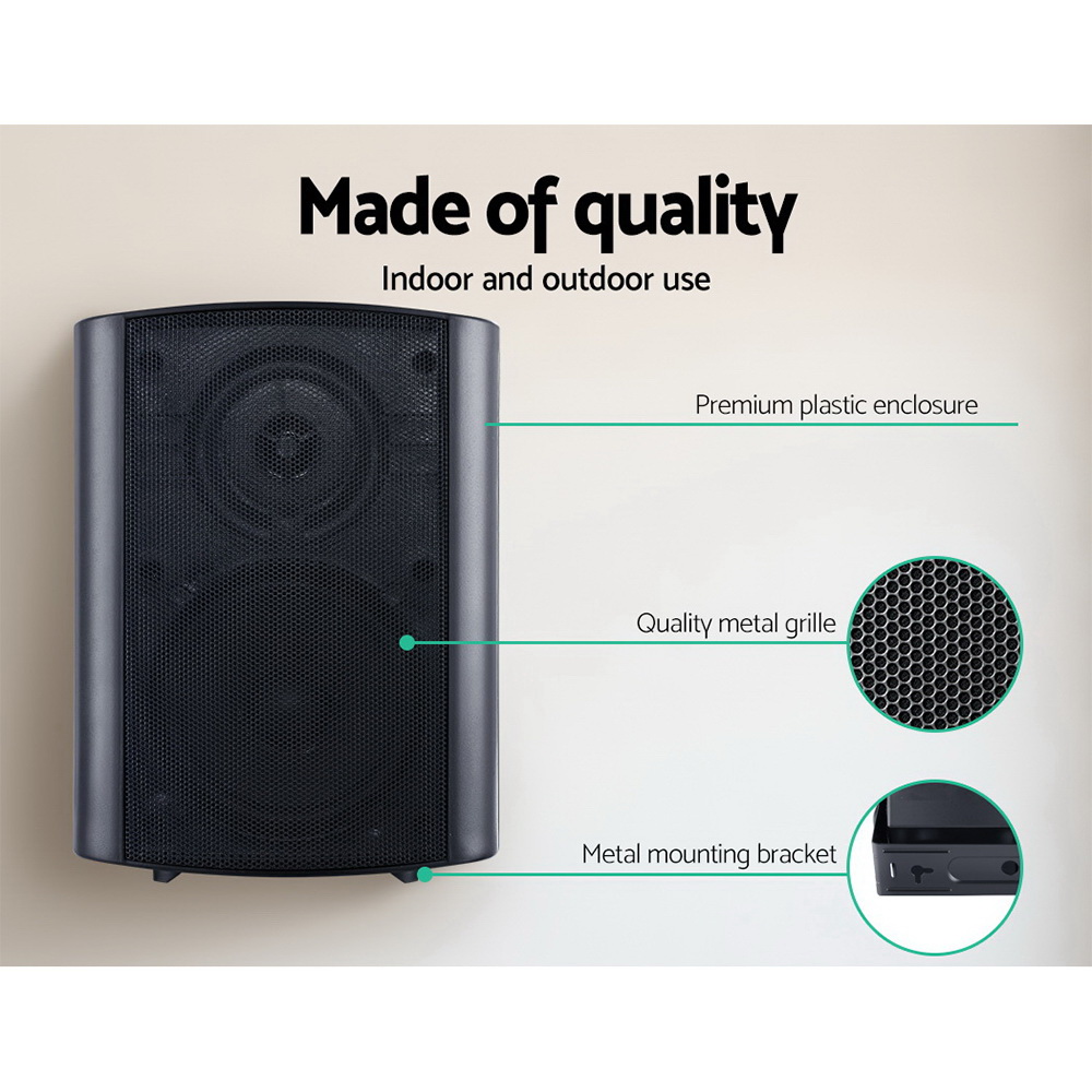 2 Way In Wall Speakers 150W Pair for Home Audio view 4