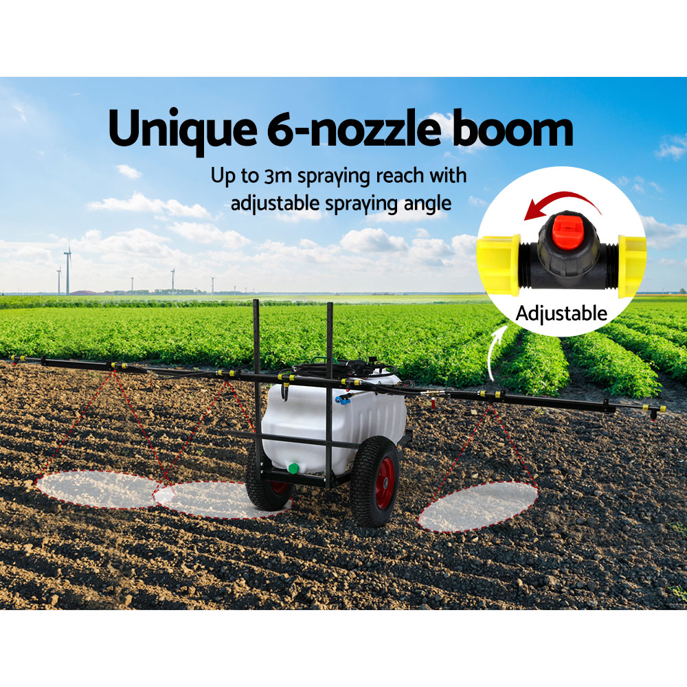 Giantz Weed Sprayer 100L Trailer with 3m Boom view 4