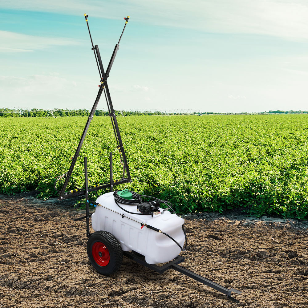 Giantz Weed Sprayer 100L ATV Trailer with 5m Boom