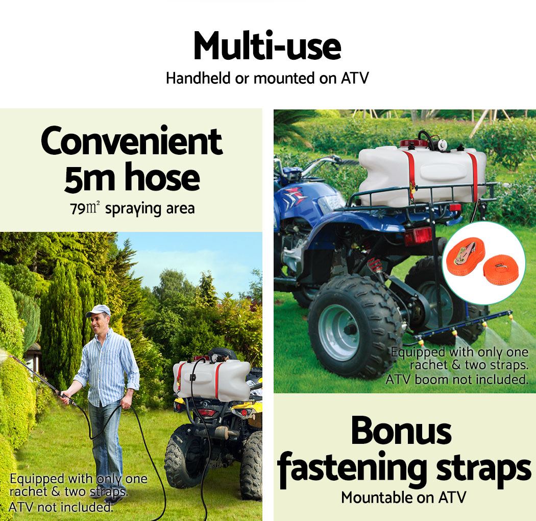 Giantz Weed Sprayer 100L with 1.5m Fixed Boom view 4