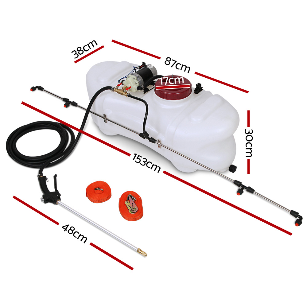 Giantz 60L Weed Sprayer 1.5m Fixed Boom 12V Garden Spray view 2