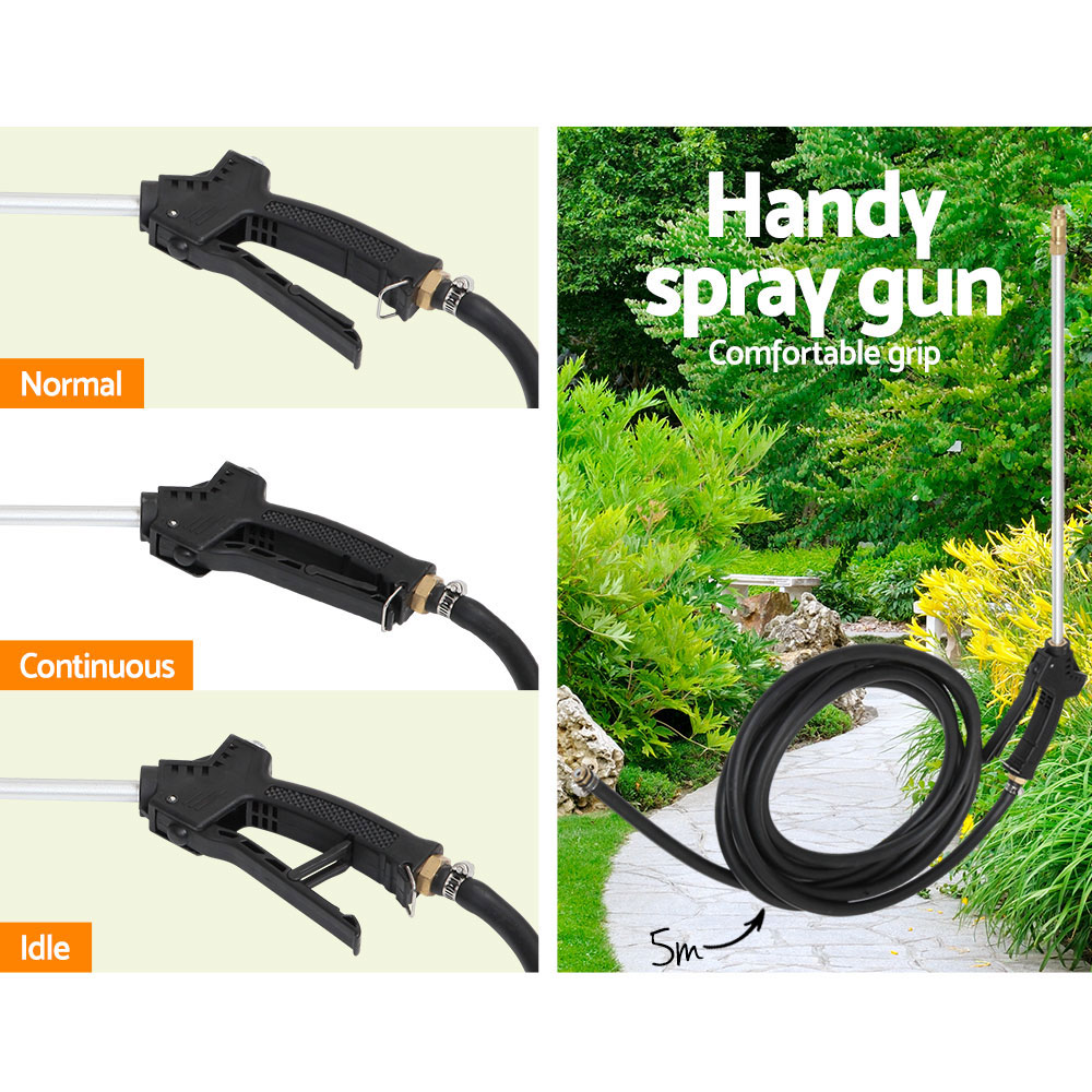 Giantz 60L Weed Sprayer 1.5m Fixed Boom 12V Garden Spray view 4