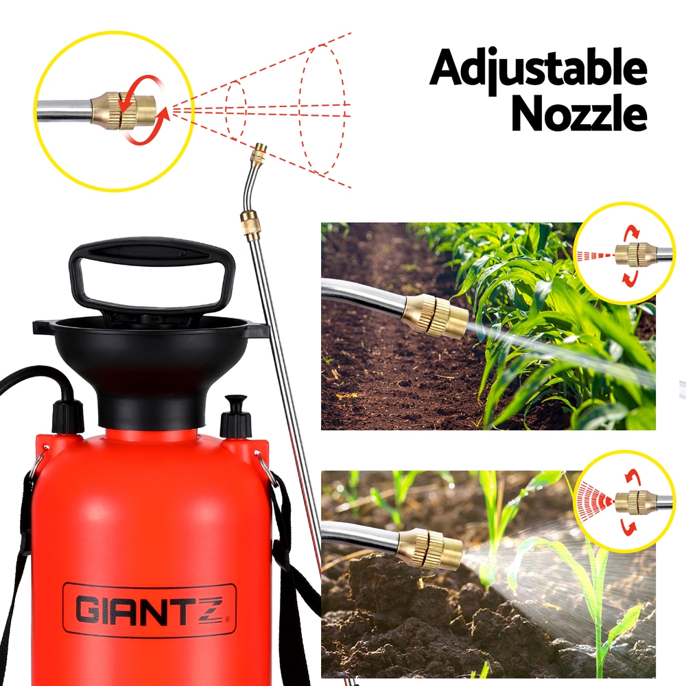Giantz Weed Sprayer 7L Shoulder Pressure Spray view 4