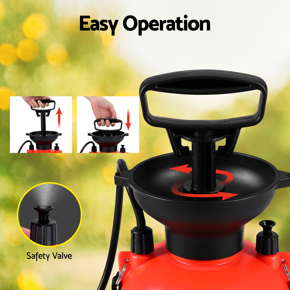 Giantz Weed Sprayer 7L Shoulder Pressure Spray view 5