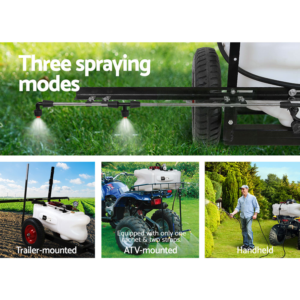 Giantz 100L Weed Sprayer Trailer with 1.5m Boom view 5