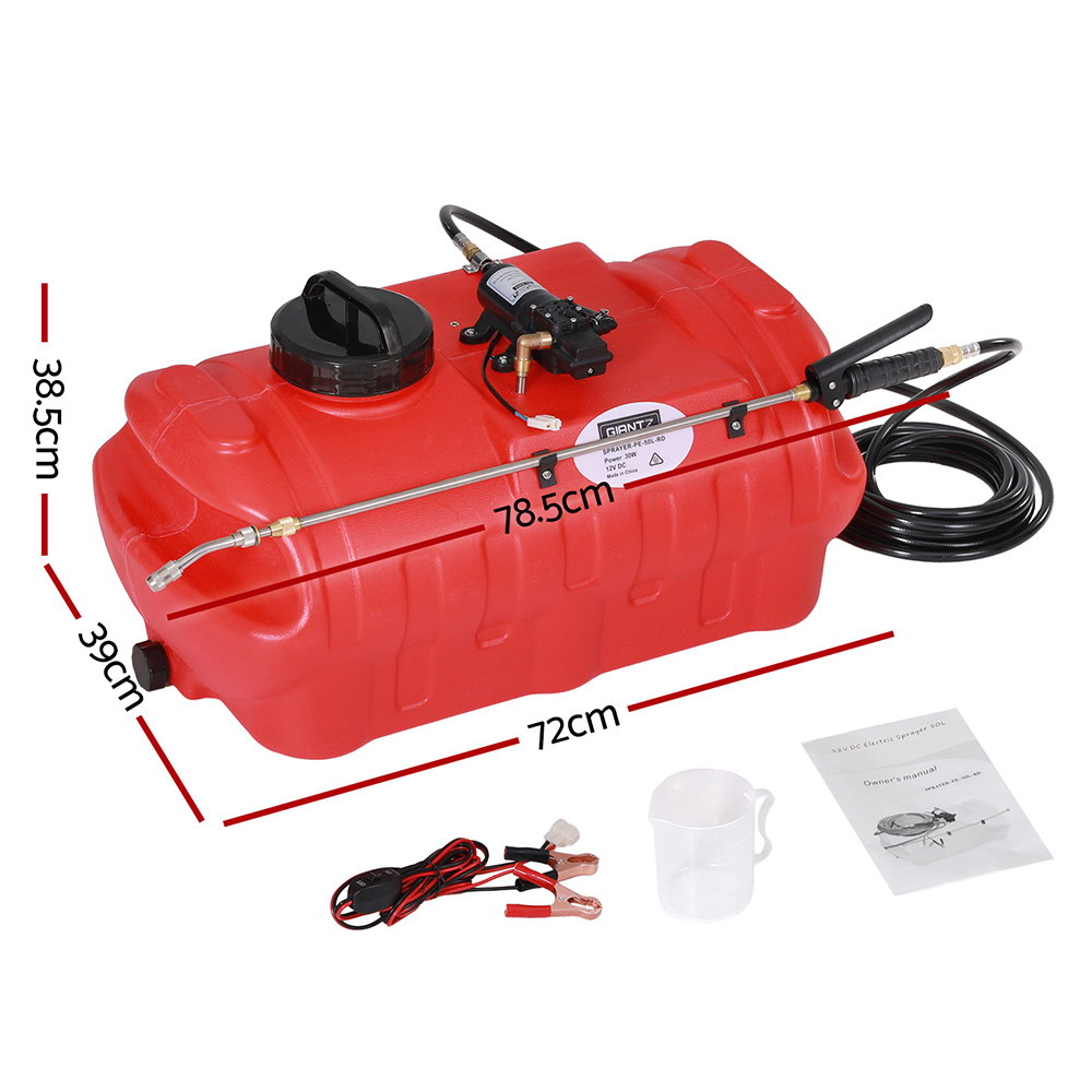 Giantz Weed Sprayer 50L with Boom and Spot Spray view 2