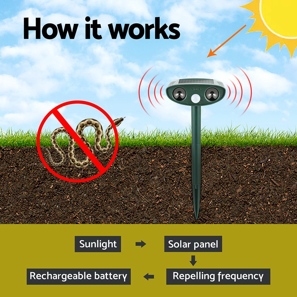 Gardeon Battery Powered Snake Repeller Multi Pack view 5