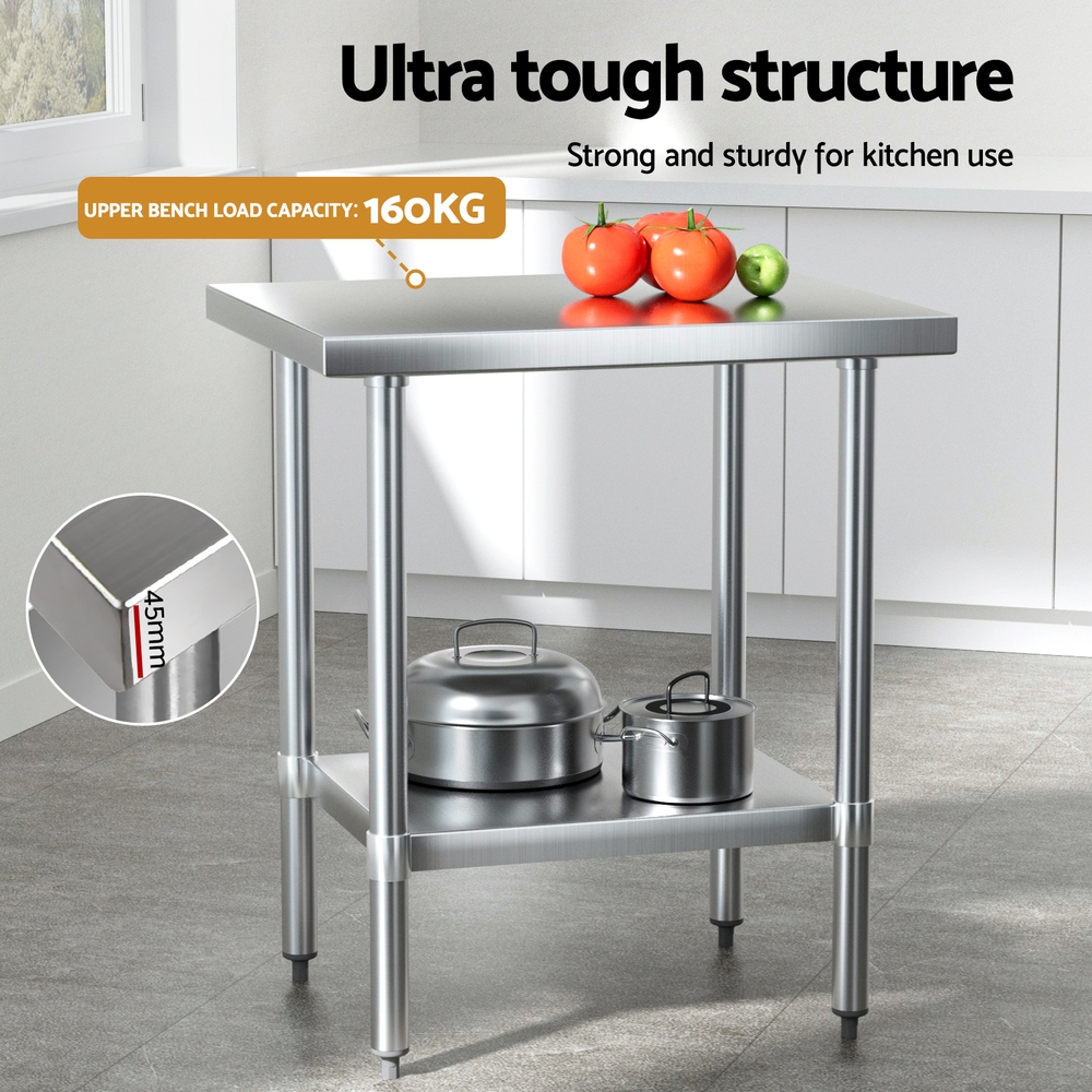 Cefito Stainless Steel Kitchen Bench Work Table view 5