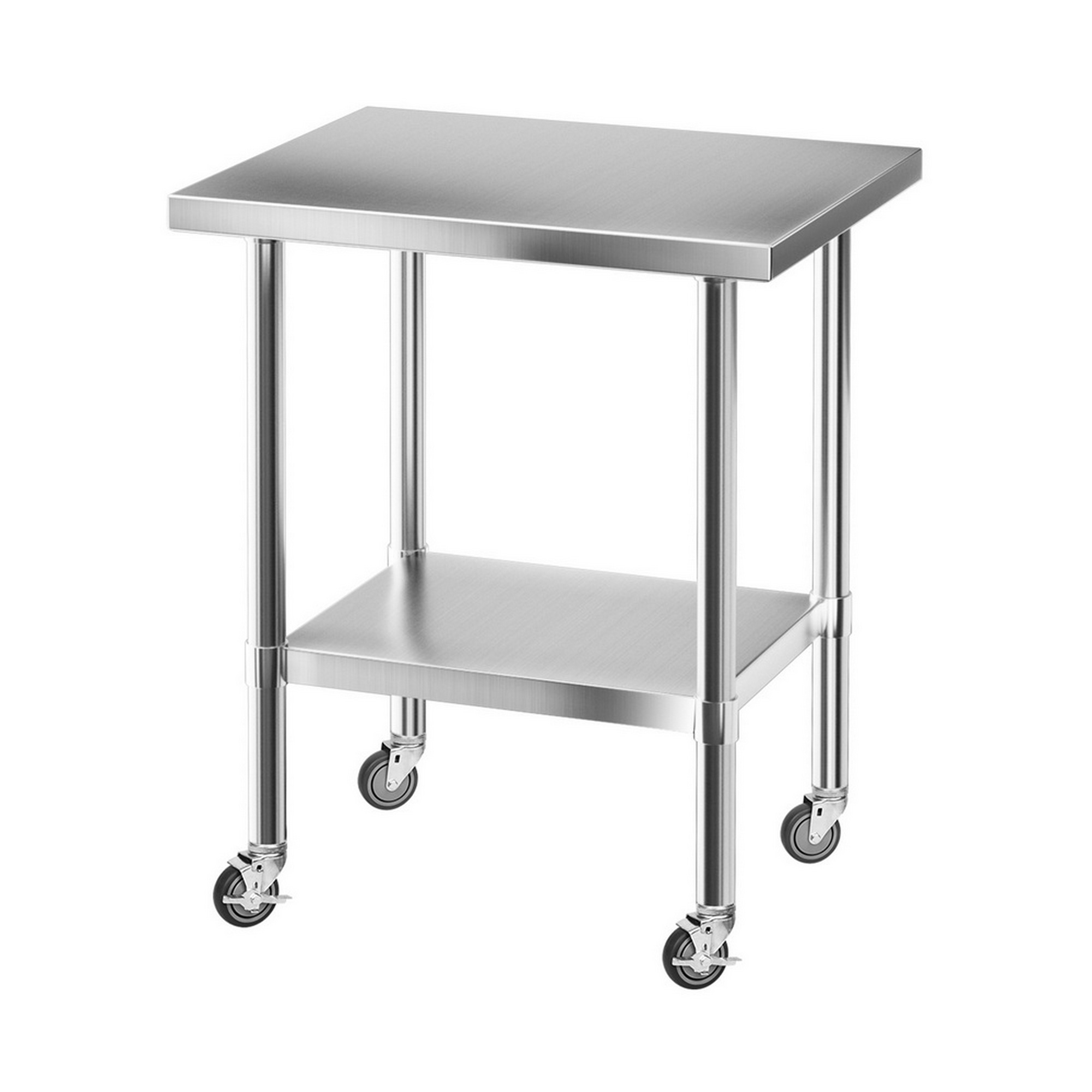 Cefito Stainless Steel Kitchen Bench with Splashback