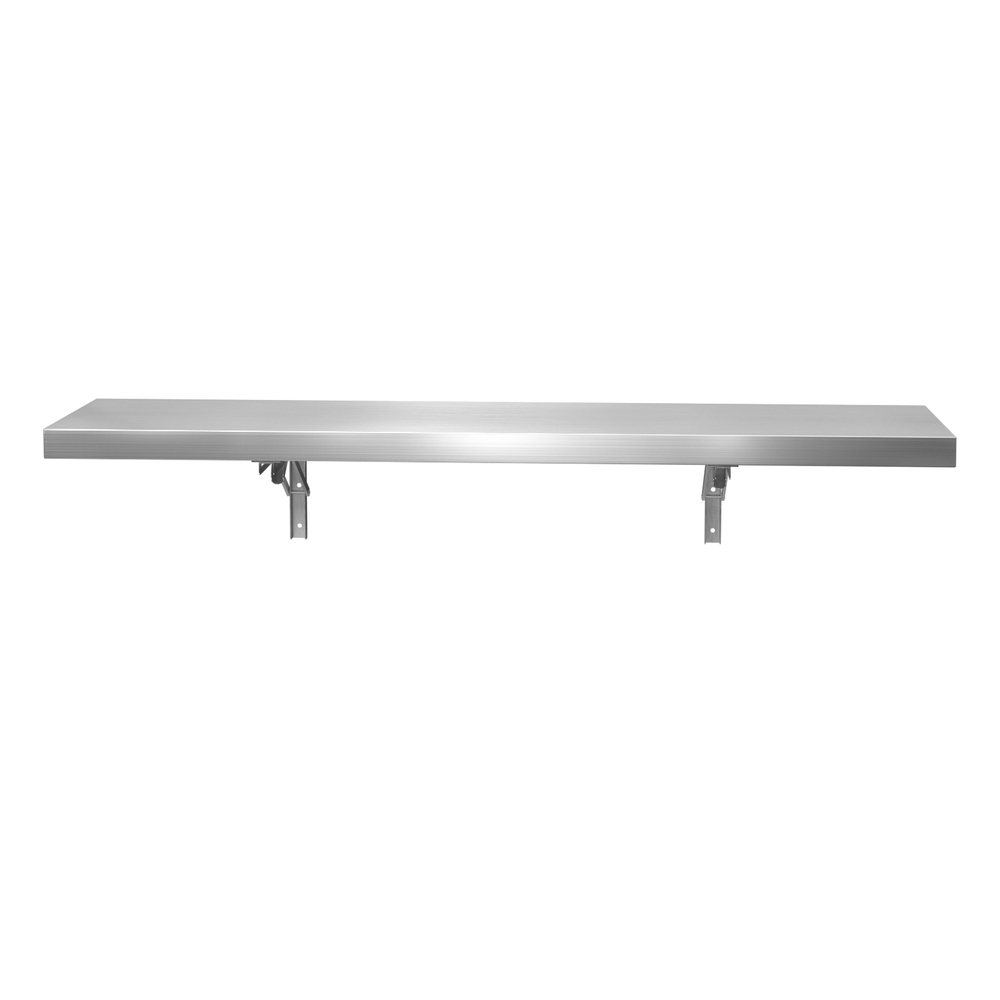 Cefito Foldable Stainless Steel Wall Shelf, 1200x300mm view 3