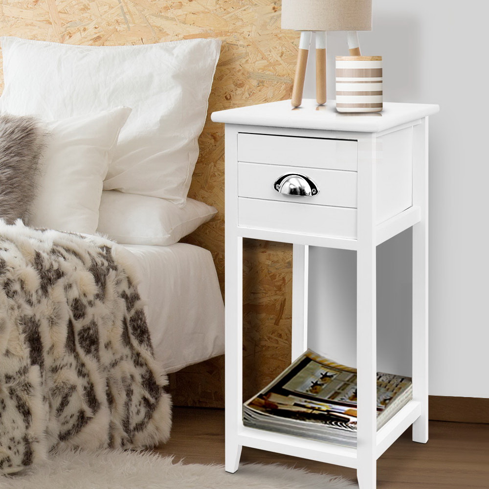 Artiss Vintage Bedside Table, Available in 4 Styles