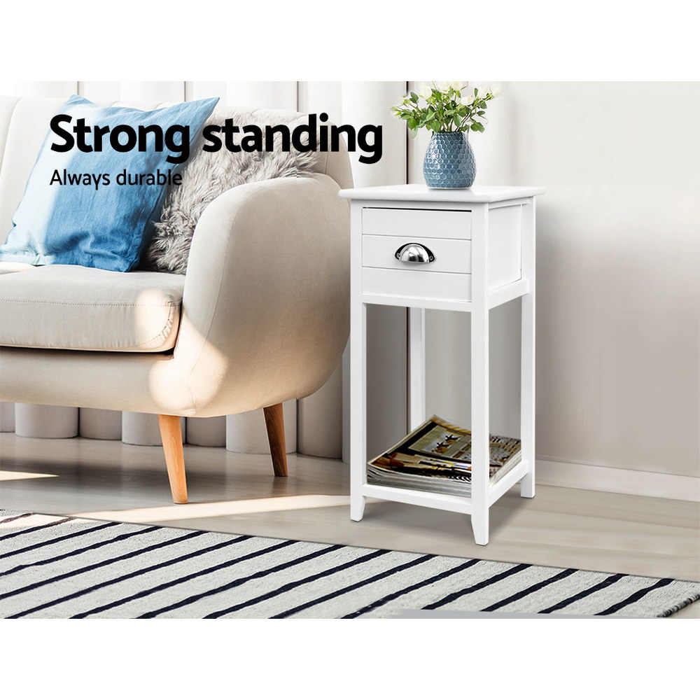 Artiss Vintage Bedside Table, Available in 4 Styles view 4