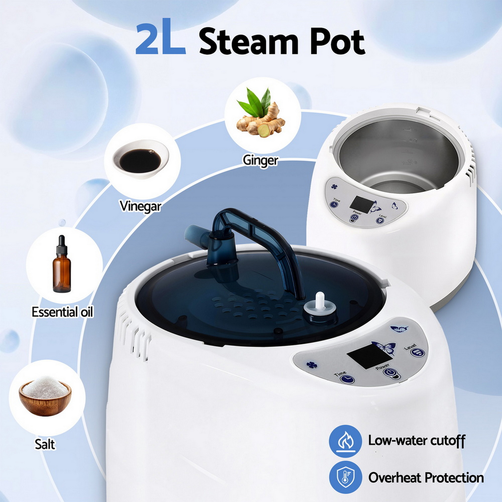 Devanti Personal Steam Sauna Tent 1000W 2L view 5
