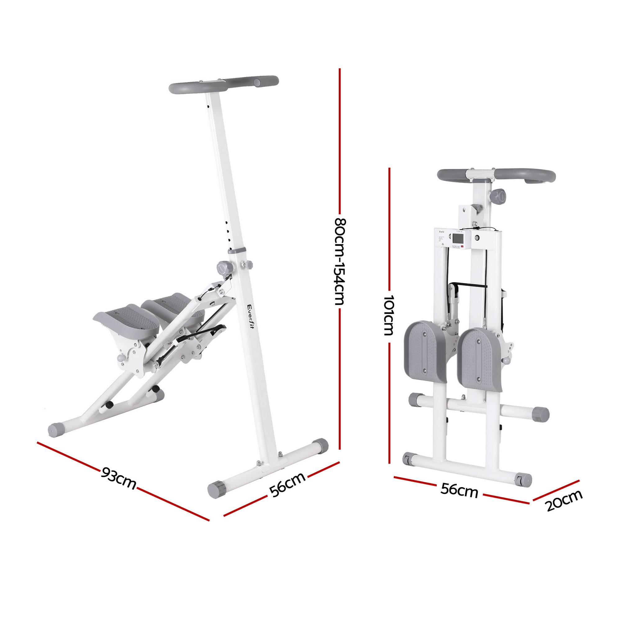 Everfit Foldable Stair Climber with LED Display view 3