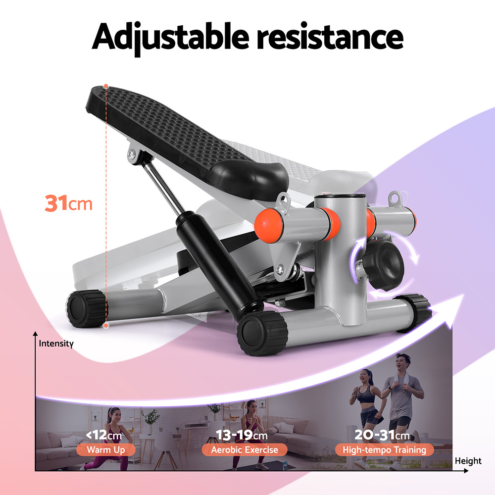 Everfit Mini Stepper with Resistance Rope for Home Cardio view 4