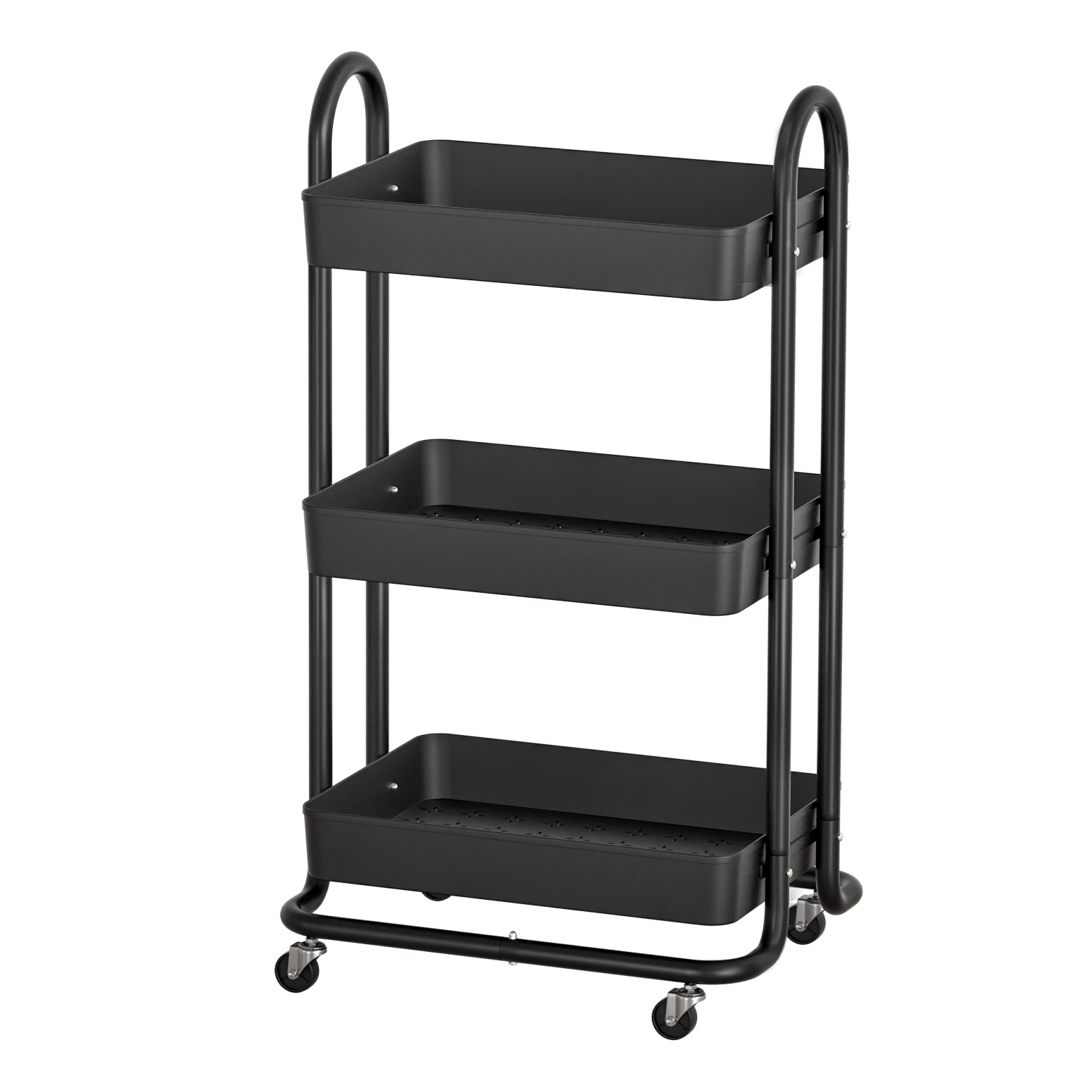 Artiss Storage Trolley Kitchen Cart 3 Tiers in 2 Colours
