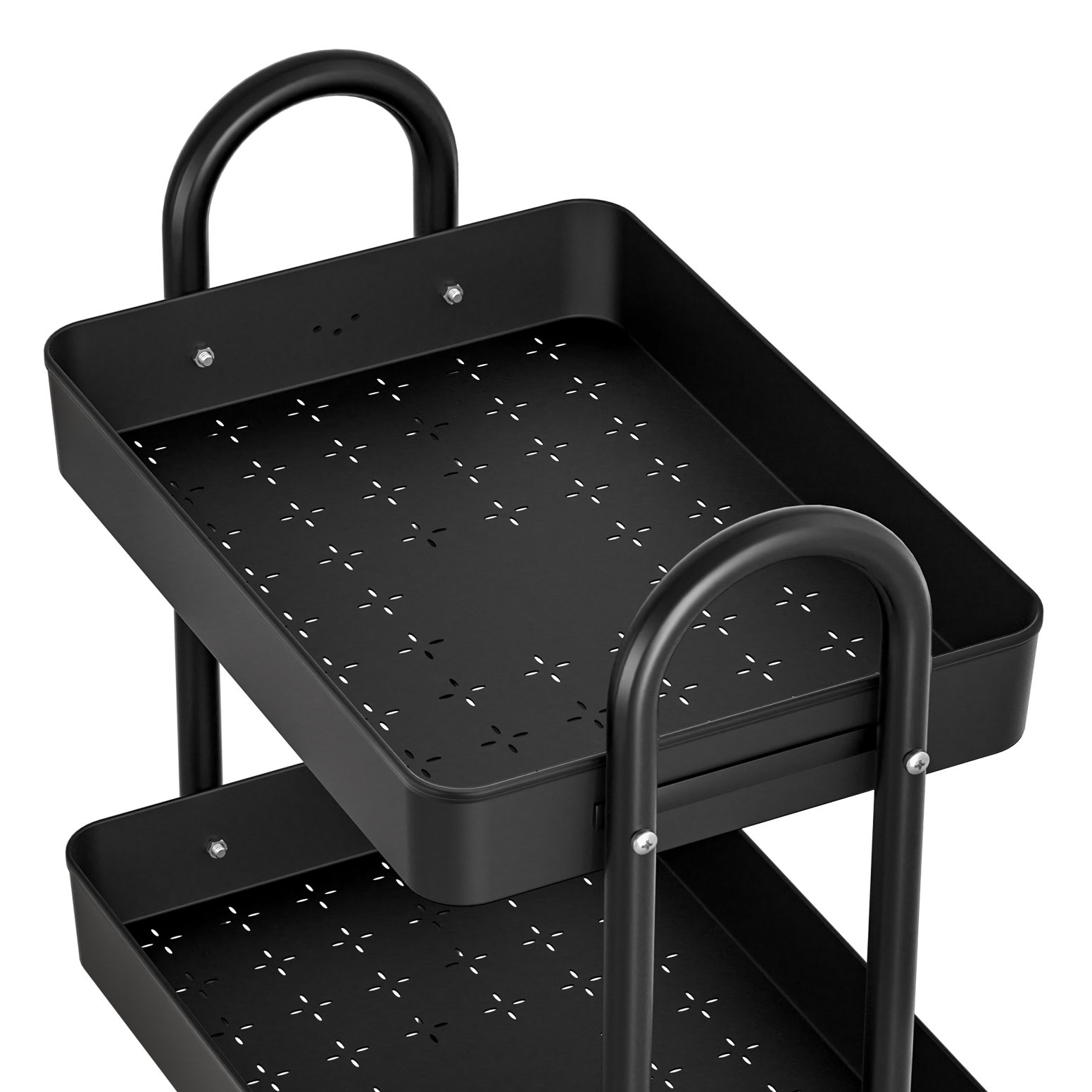 Artiss Storage Trolley Kitchen Cart 3 Tiers in 2 Colours view 3