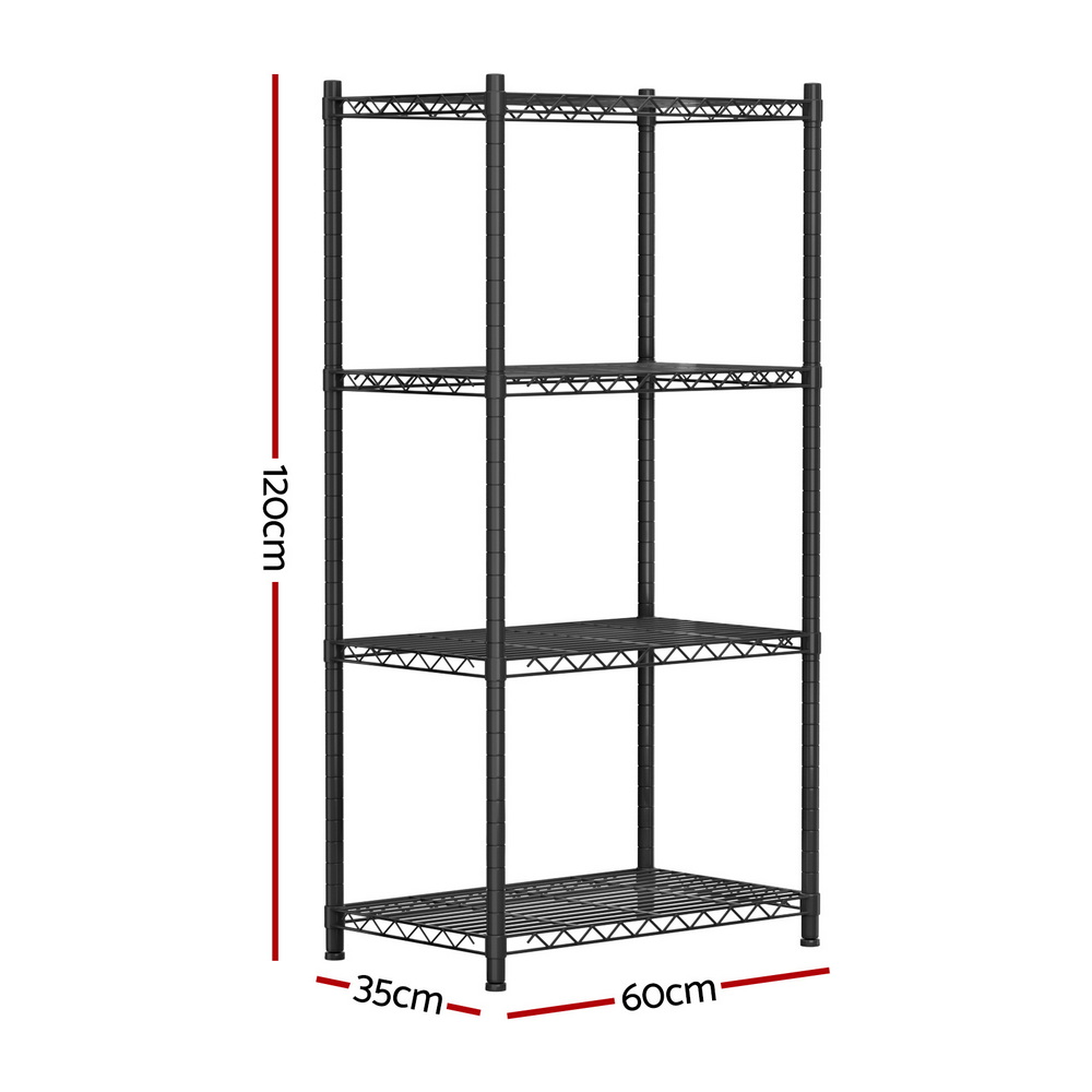 Artiss 4-Tier Shelving Unit Garage Storage Rack in 2 Styles view 3