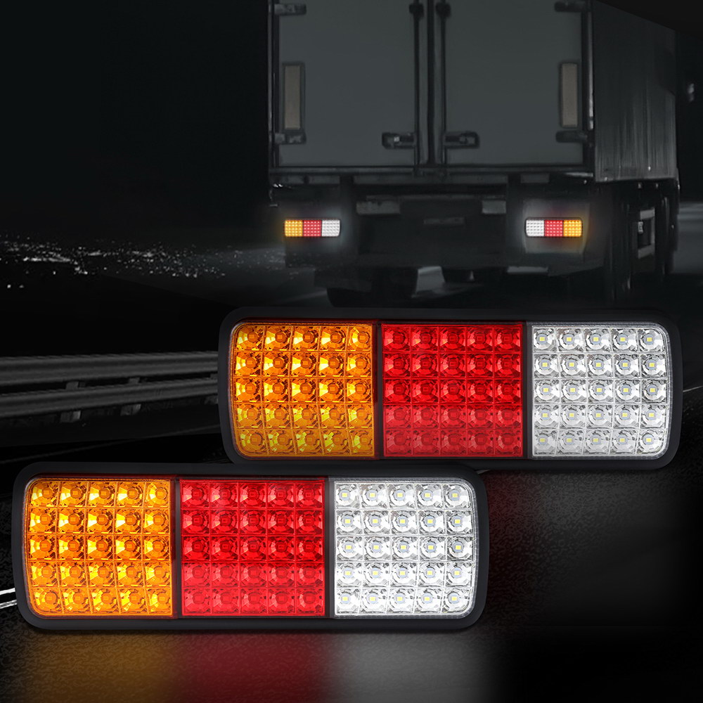 Giantz LED Trailer Tail Lights 12V Pair Stop Indicator