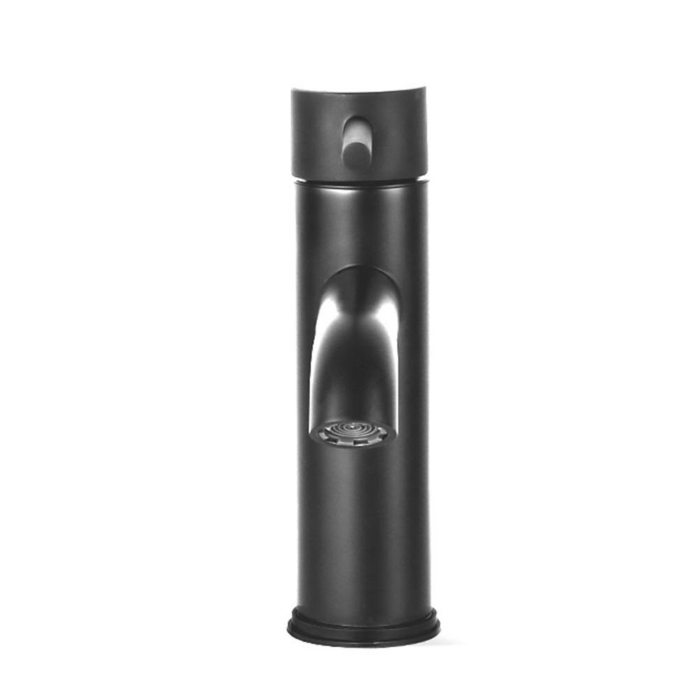 Cefito Basin Mixer Tap Round Brass Faucet Black view 3
