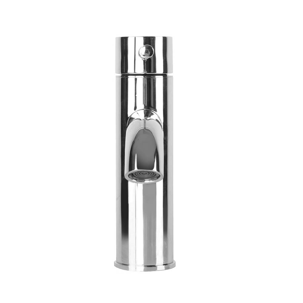Cefito Basin Mixer Tap Round Brass Faucet Chrome view 3