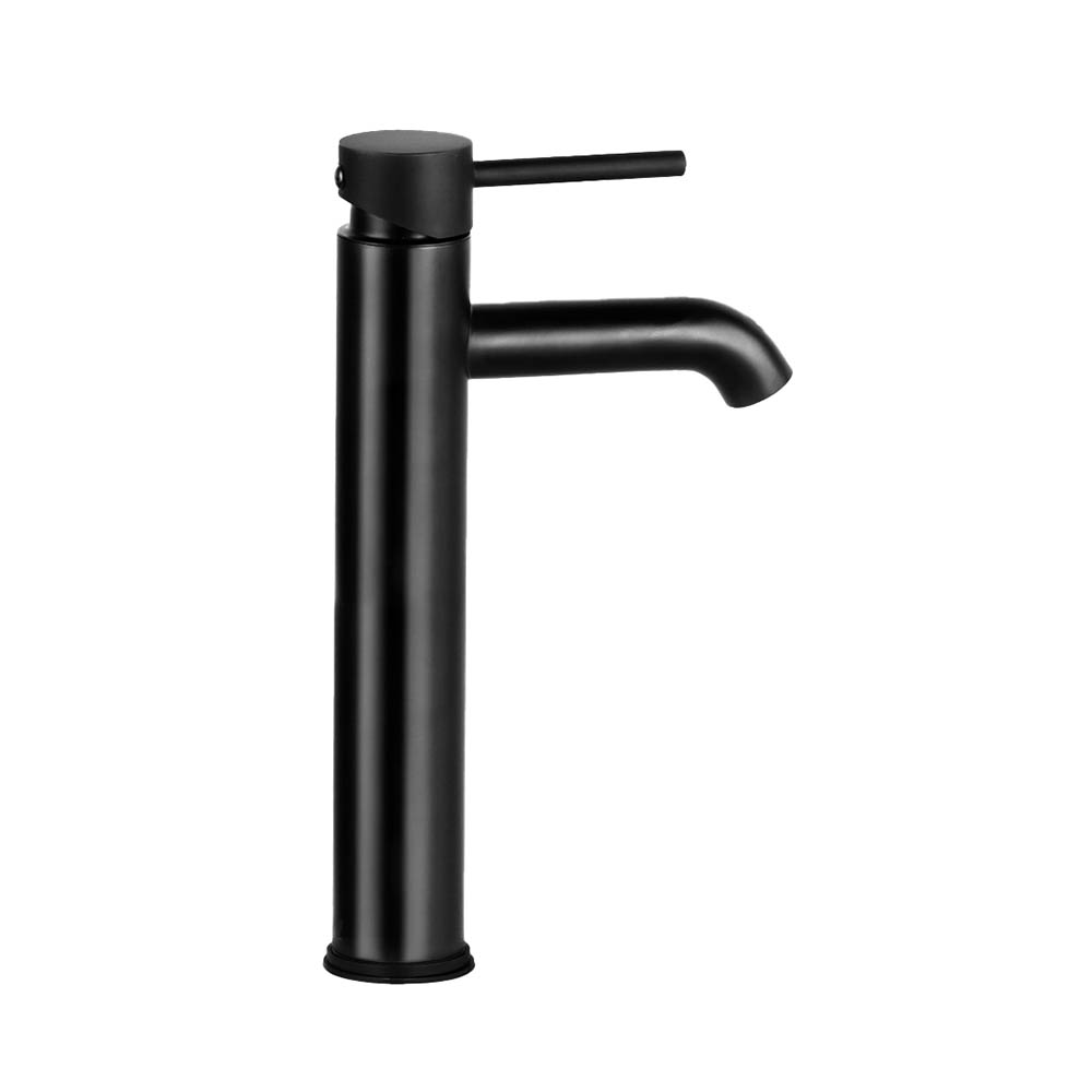 Cefito Basin Mixer Tap Round Tall Faucet, Chrome or Black view 4