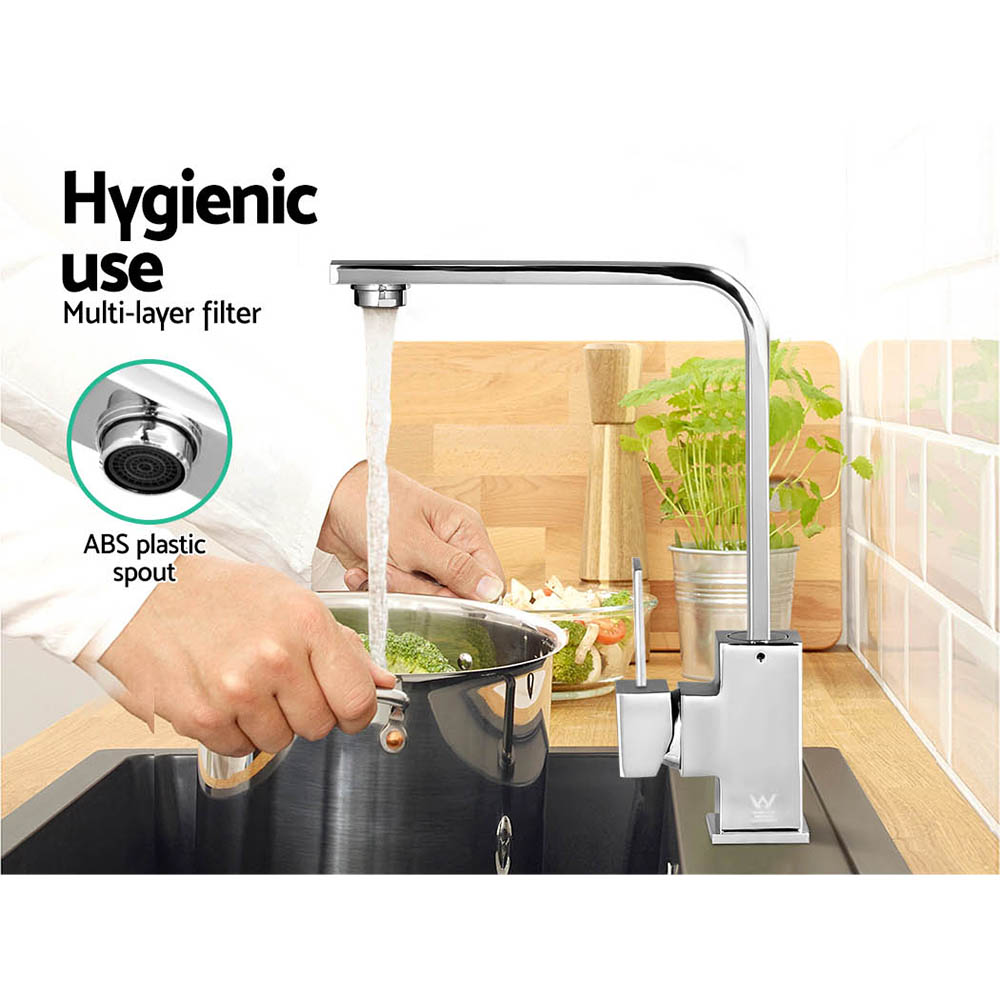 Cefito Square Kitchen Mixer Tap for Sink and Basin view 5