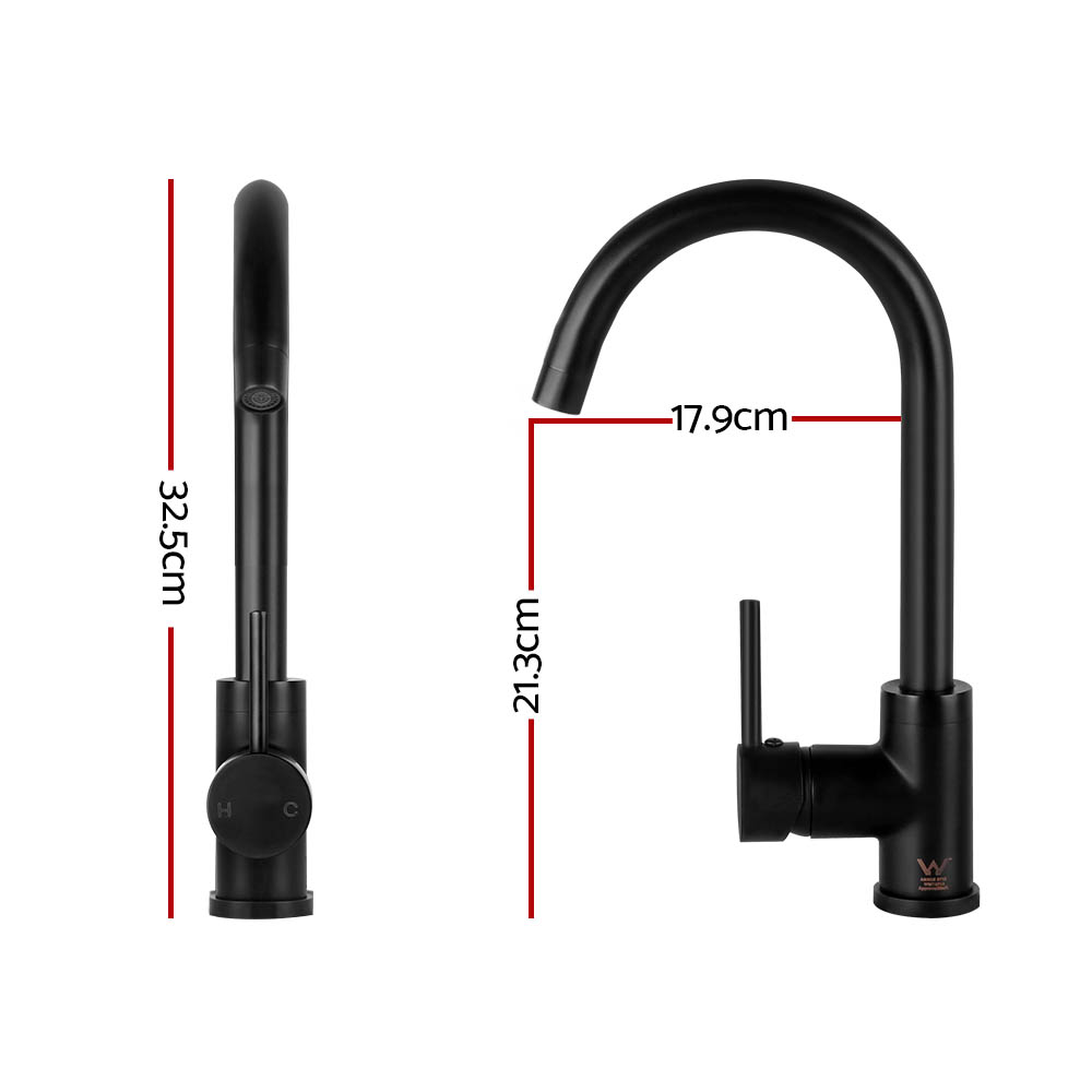 Cefito Round Kitchen Mixer Tap for Sink and Basin view 2