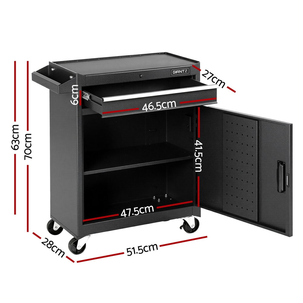 Giantz Rolling Tool Chest Trolley Cabinet Toolbox view 2