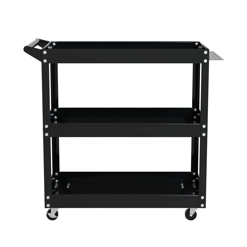 Giantz 3 Tier Tool Cart Trolley, Black Blue or Red view 3