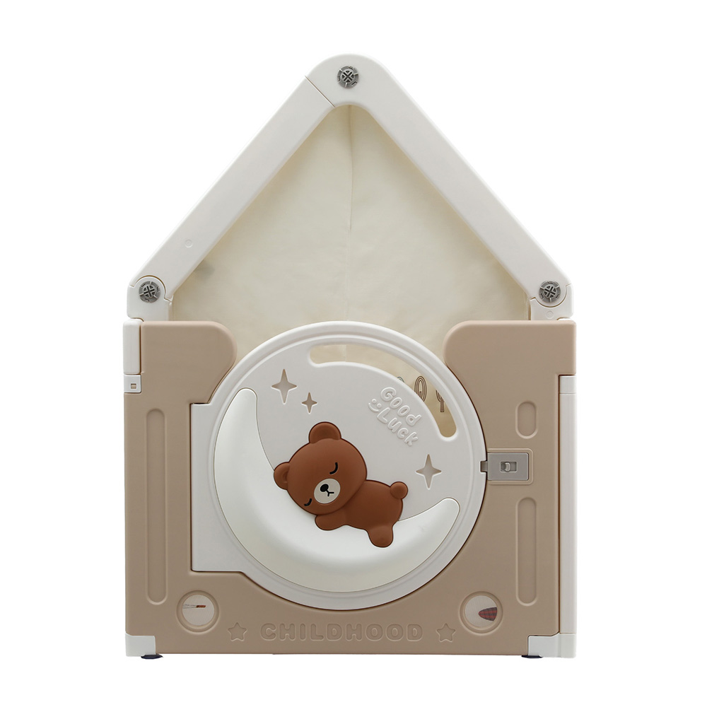 Keezi Kids Play Tent Playhouse Castle with Floor Mat view 3