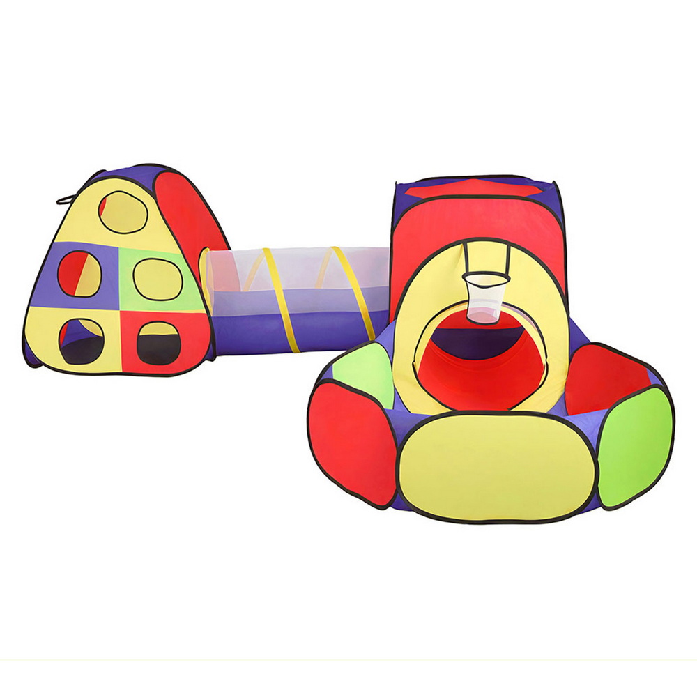 Keezi Kids Play Tent Teepee, Tunnel & Ball Pit Adventure Set view 4