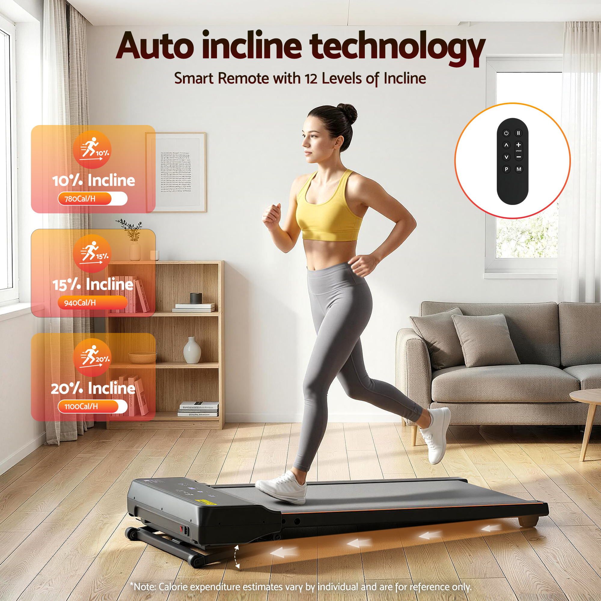 Everfit 3 in 1 Walking Pad Treadmill App-Connected view 4