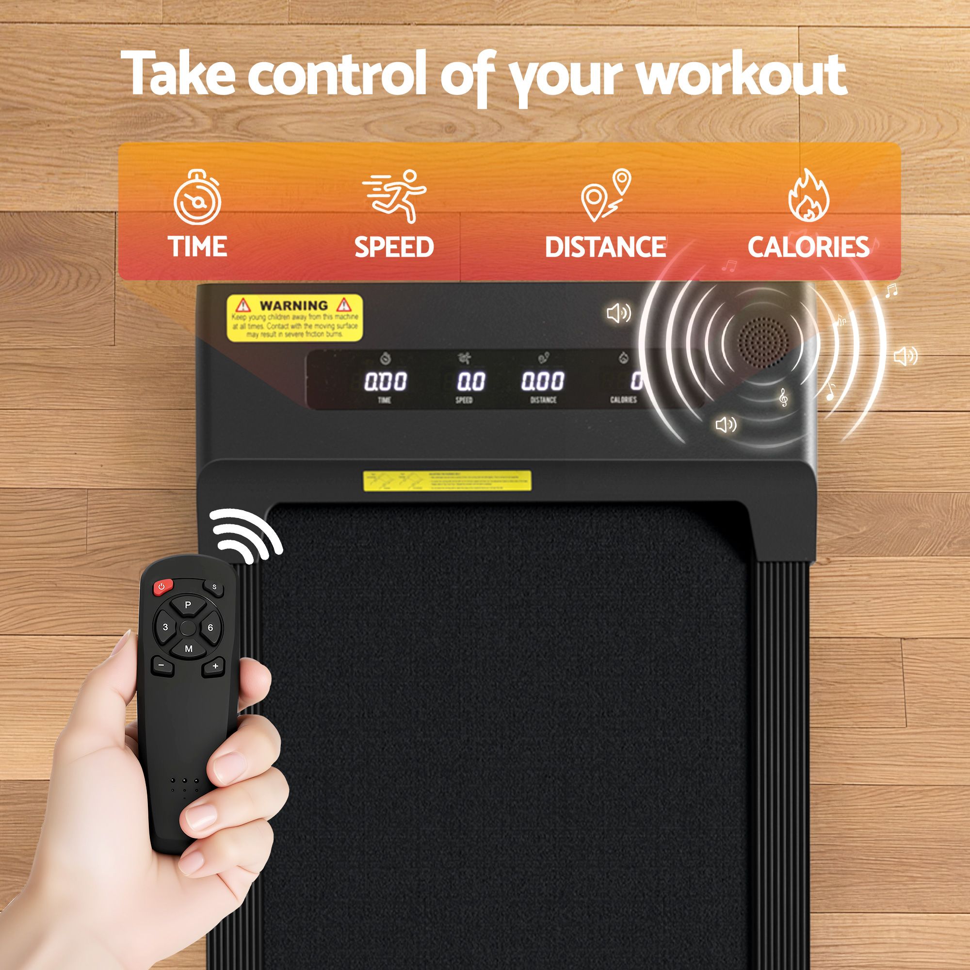 Everfit 2 in 1 Treadmill Walking Pad with 400mm Belt view 5