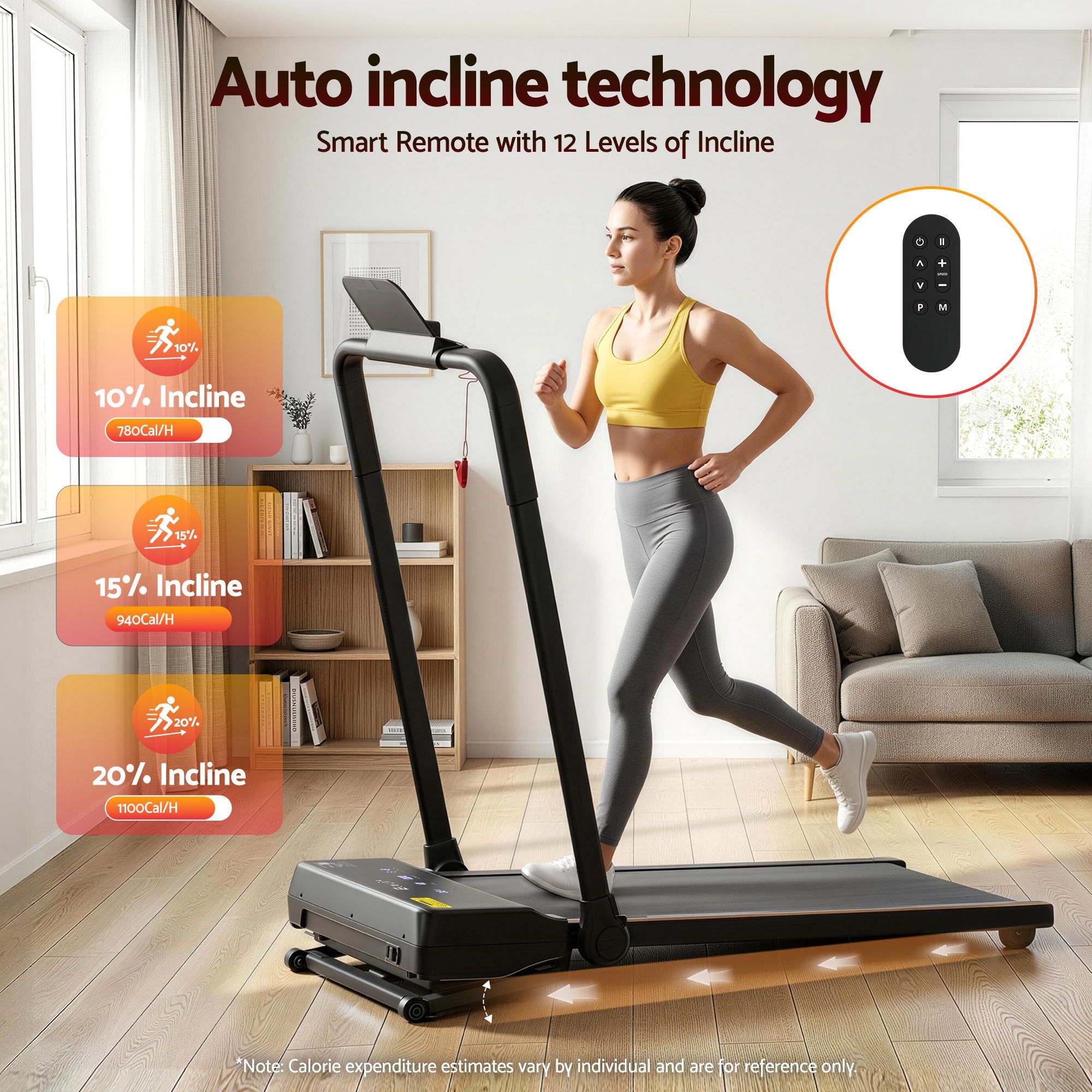 Everfit 3 in 1 Walking Pad Treadmill Foldable 40cm Belt view 5